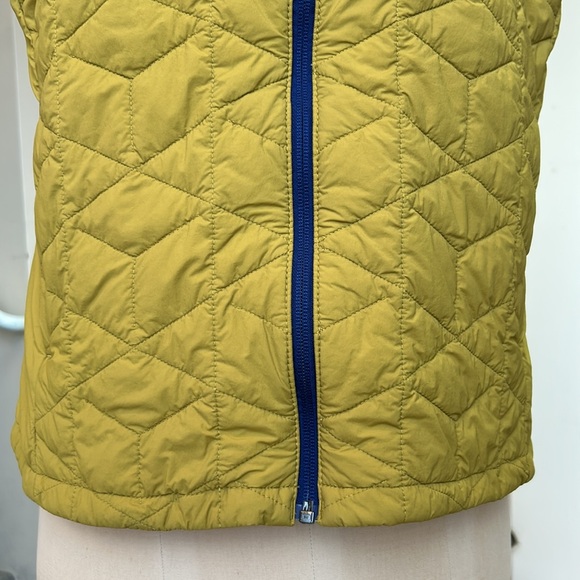 Duluth Trading Co. Women’s Agiloft Quilted Puffer Vest Chartreuse Green/Blue L - Picture 7 of 14